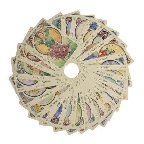 Tarot Kartları Dayanıklı Canlı Tam İngilizce Sürüm Aile Partisi Oyun Kartları Çiçekler için Hediyeler Oracle