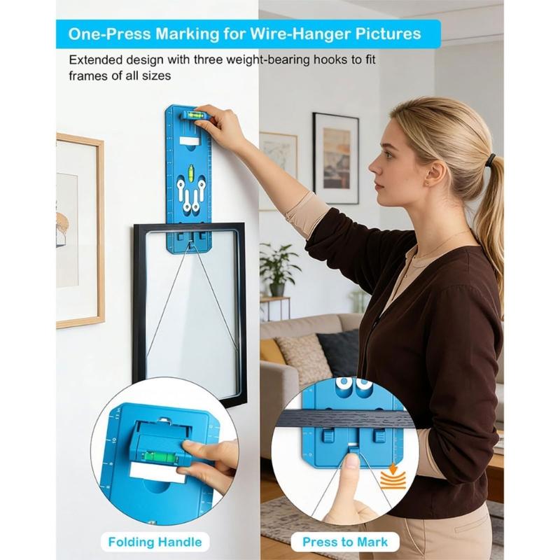 Full Display Hanging System With Measuring Guide And Grip Backing For Straightforward Installation