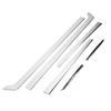 6 Pcs Car Body Door Trim Cover Self Adhesive Stainless Steel Chrome Plated Body Door Decorative Trim