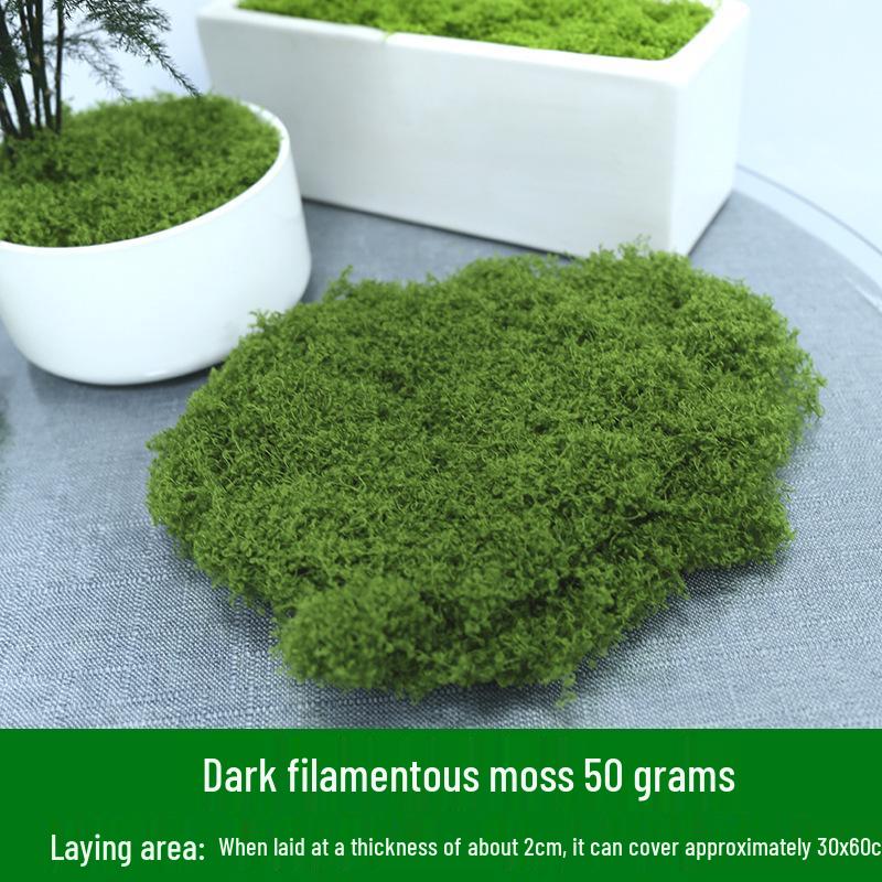 Artificial Moss Turf and Rockery Stones for Horticulture, Landscaping, and Bonsai Decor