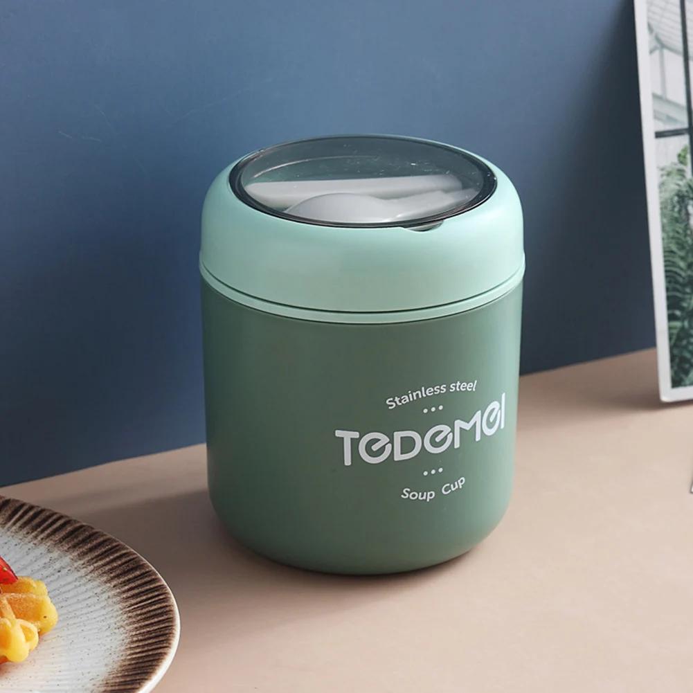 Thermal Insulated Outdoor Travel Leakproof Food Container Bento Soup Lunch Box Stainless Steel Picnic for Kids and Adults