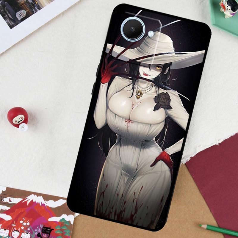 Sexy Lady Dimitrescu Daughters For Realme 14 Pro Plus 13 10 11 12 GT 6 5 6T GT7 Pro C61 C55 C53 C51 C21Y C25S C67 C75 Case