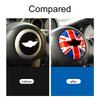 Car Steering Wheel Sticker Interior Styling Accessories Union Jack Style For Mini Cooper R50 R52 R53 2001 2002 2003 2004 2005