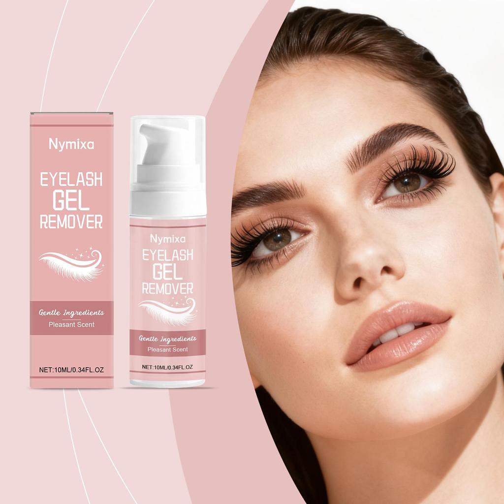 Removal Gel for False Eyelashes, Easy To Dissolve Eyelash Glue, Convenient and Easy To Rinse for Eye Makeup Removal