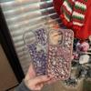 Stylish Glitter Diamond Bow Acrylic Shockproof Phone Case for for 17 16 15 14 13 12 11 Pro Max Handmade Luxury Ins Style