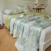 Blue Quilt for Summer Cooling Patchwork Bedspread for Beds Single/Queen Summer Blankets /Duvet Without Pillowcase