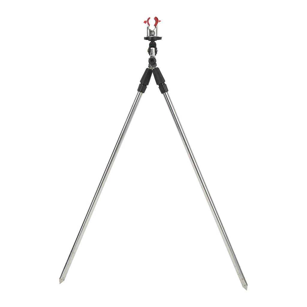 Fishing Rod Ground Holder Portable Telescopic Stretchable Fishing Rod Stand for Outdoor