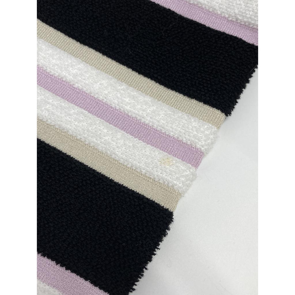 FENDI FZC828 Pile Multi-Border Knit Cardigan tops 38 multicolorUsed