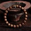 Authentisches indisches Sandelholz Tierkreiszeichen Buddhistische Gebetsperlen Armband