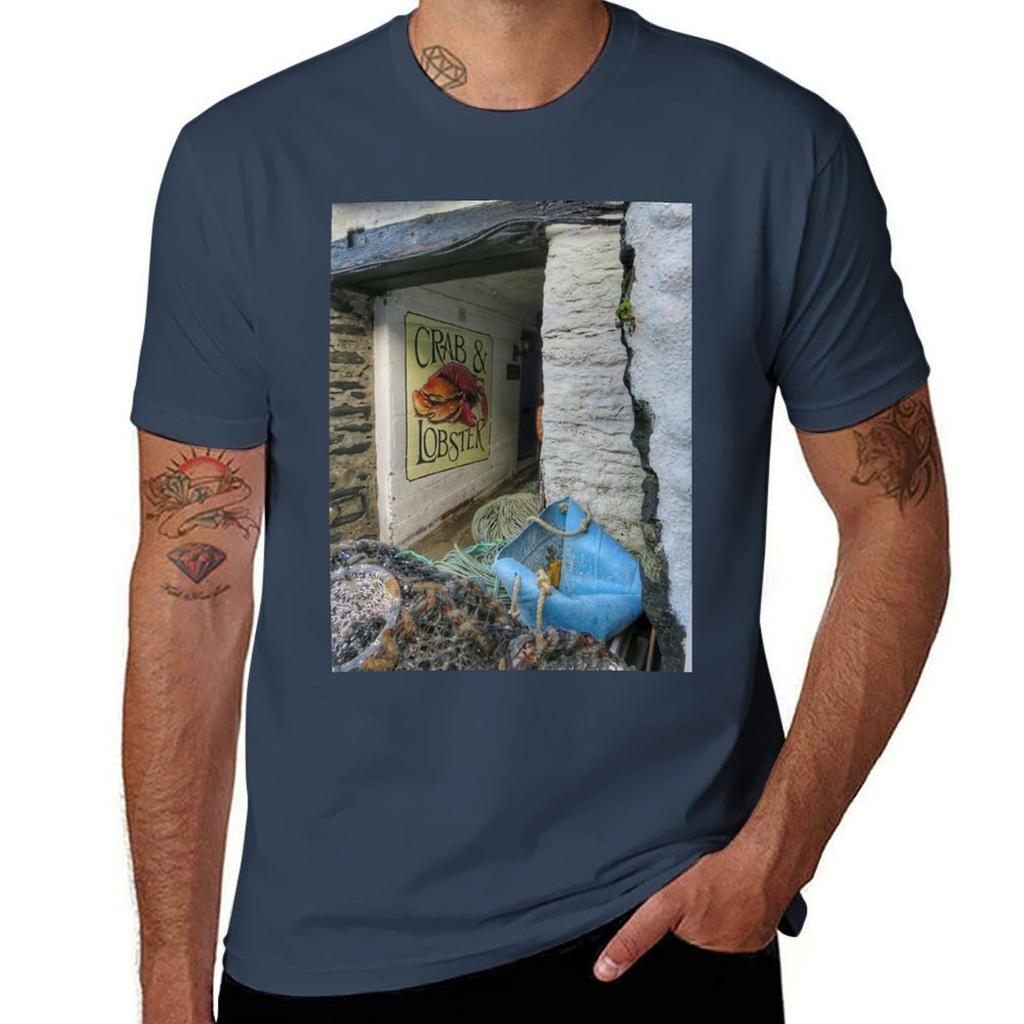Port Isaac Portwenn Tshirt Casual Simple Design Short Sleeve Shirt