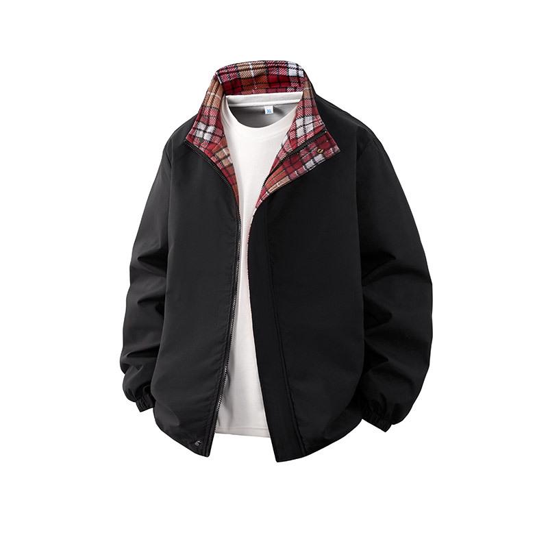 Men's Trendy Versatile Hooded Jacket - Spring/Autumn 2026, Color Block, Korean Style Casual Top