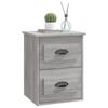 Wall Mounted Nightstand Gray Sonoma 41.5 x 36 x 53 cm