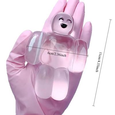 Klämbar Transparent Gelé Robot Kladdig Leksak Rolig Supermjuk Långsam Återhämtning Vattenkänsla Klämleksak Kawaii Stresslindrande Gåva