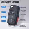 Car Key Fob Keyless Entry Remote Control Replacement for VW Volkswagen Jetta Passat 2017 2018 2019 FCC ID:NBGFS93N P/N:5K0837202BP MQB Chip 3+1