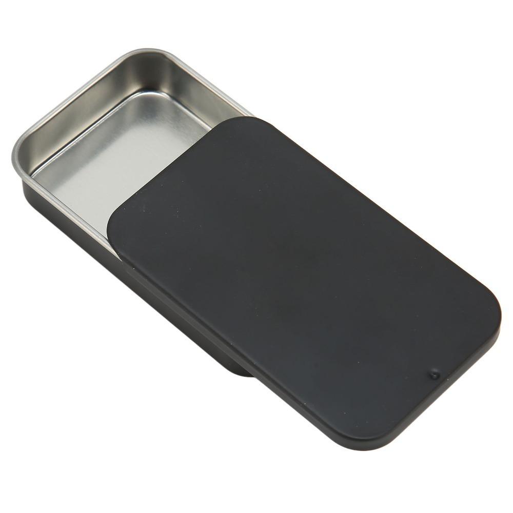 3pcs Metal Rectangular Handheld Bird Feeder Refillable Dispenser Travel Floss Pick Case Travel Use