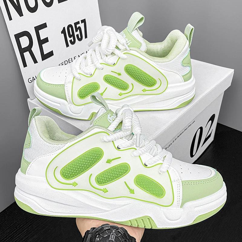 

Sneakers for Men Vulcanized Shoes Personalized Skateboard Trend Casual Street Running Rebound Anti Slip Outdoor Running Shoes 45