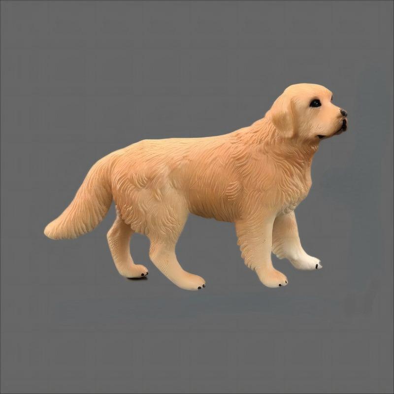 Simulation Hundemodell Solide Statische Ornament-Artefakt Golden Retriever Welpe Labrador Beagle Shiba Inu