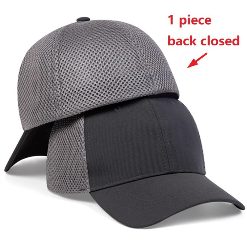 

Back Closed Baseball Caps Full Closure Snapback Hats Hip Hop Hat for Men Women58-60cm Dad Hats Cap Kids Adults 58-60cm серый