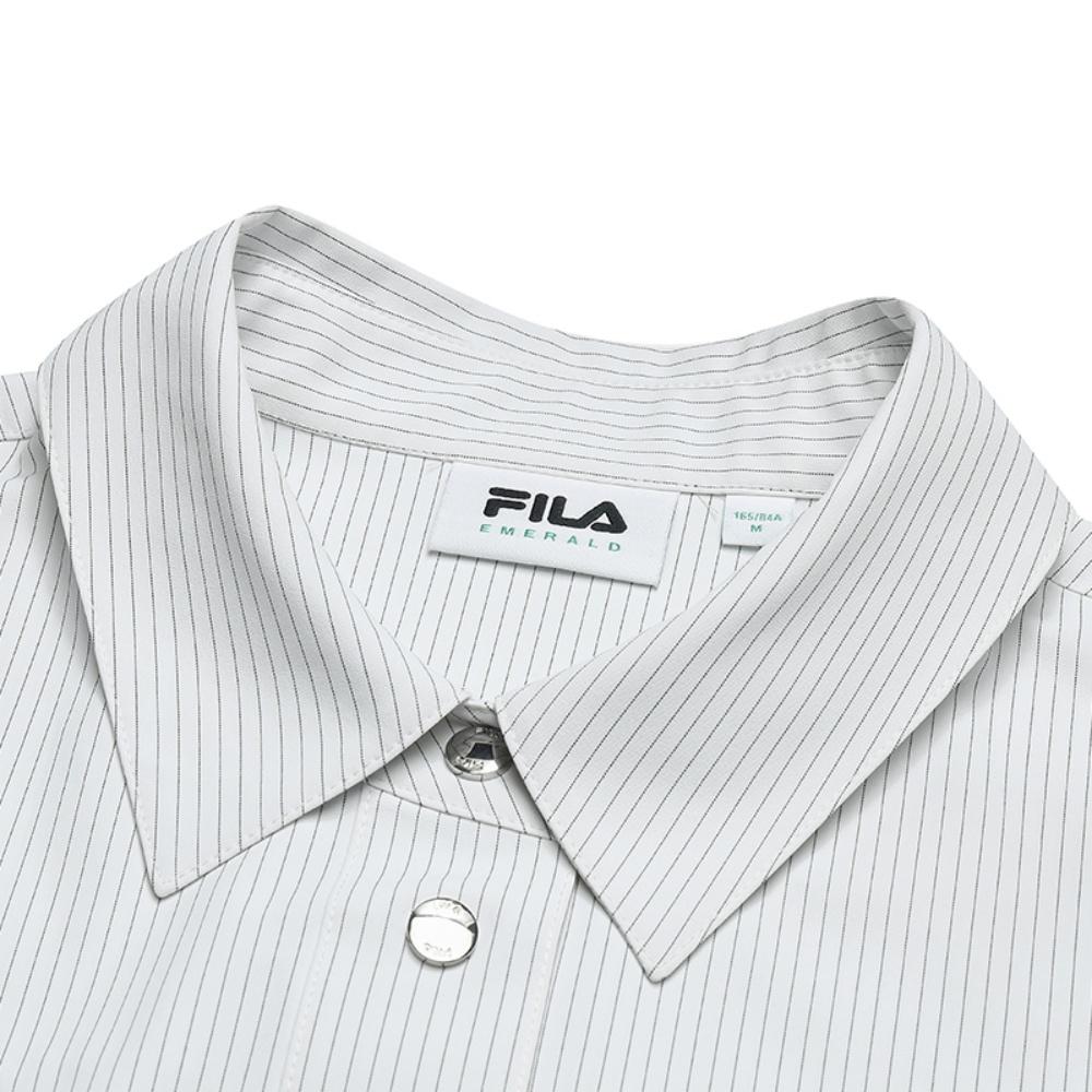 New FILA EMERALD Short Sleeved Shirt Women's All Over Print F11W534407FZA