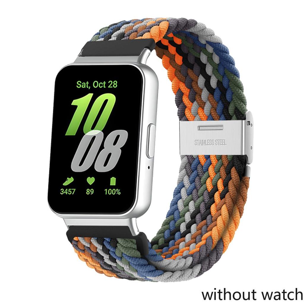 Braided Bands for Samsung Galaxy Fit 3 Sports Strap Adjustable Replacement Correa Nylon Bracelet for Samsung Galaxy Fit3 Band