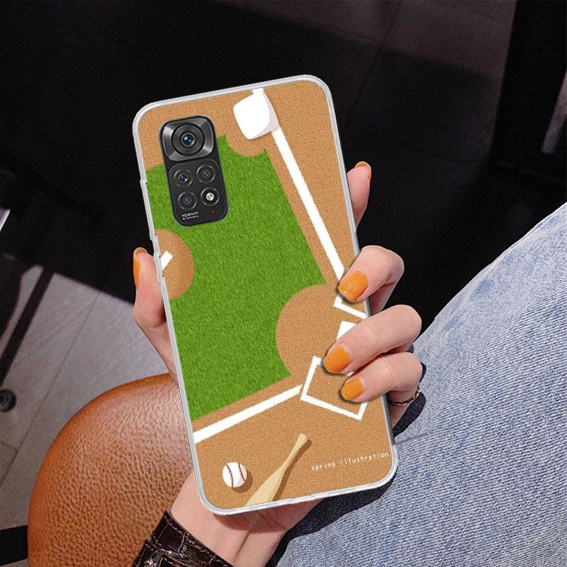 Baseball Sport Phnoe Case for Phnoe Case for Xiaomi Redmi Note 15 14 14S 13 Pro Plus 12 12S 11S 11E 10S 10 11T 5G Unique Cover C
