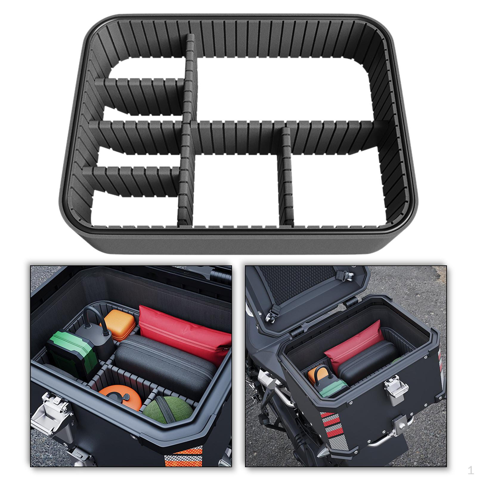 

Case Dividers Motorcycle Rear Trunk Divider Portable for Motorbike Tail Box Sturdy Accessories for 45L