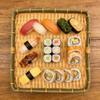 Woven Fruit Basket Plastic Kitchen Countertop Organizer Tray for Serving Party Snacks Bread and Sushi