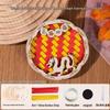 Zodiac Bamboo Weaving DIY Magnet Base Kit: Wooden Frame & Cultural Craft Gift