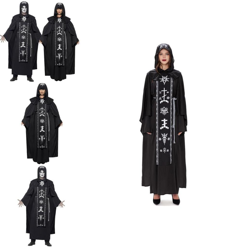 Halloween Costume Whimsical For Adults With Cozy Wizard And Witch Robes Made From Blend Cotton