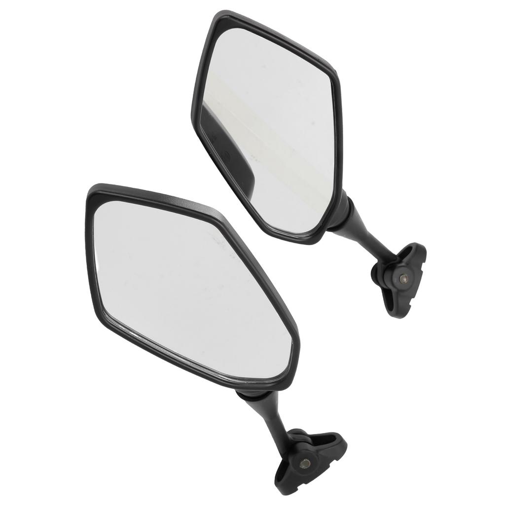 Pair Motorcycle Rearview Mirrors Black Visibility Replacement for Honda CBR F4 Racing