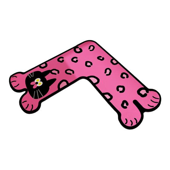 Diatom Mud Floor Mat Cartoon Animal Shape L-Shaped Design Water Absorbent
