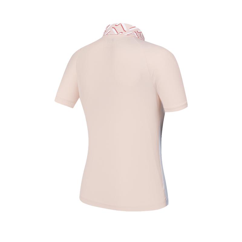 New FILA Polo Shirts Women's Peach Ice Cream Powders A11W425122FPK