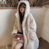 The New Imitation Mink Fleece Mid-length Loose Thick Fur Coat