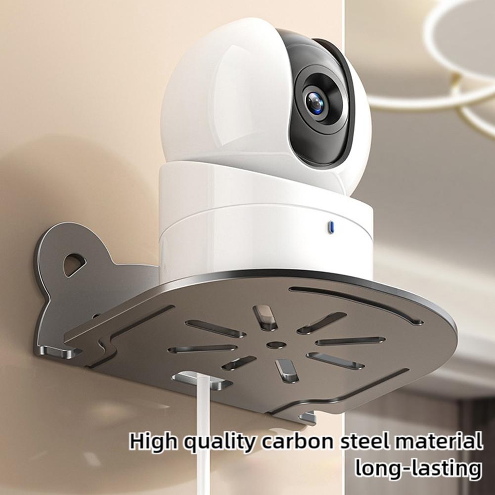 For HY300 Pro Projector Bracket Storage Rack Wall Mounted Non Perforated Bracket Monitoring Rou H7W6