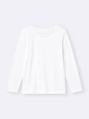 Camiseta infantil unissex estilo Heat Crew Neck manga comprida +x