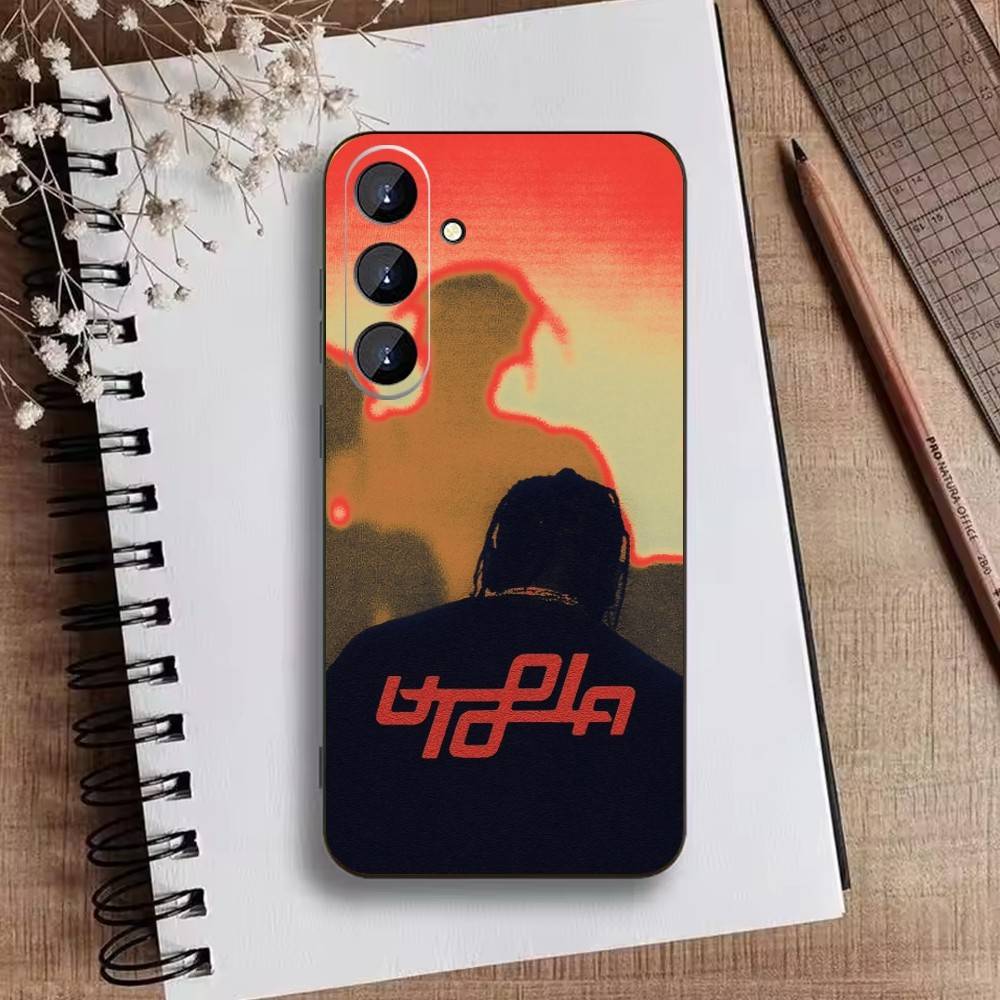 T-Travis S-ScottS Singer Phone Case For Samsung Galaxy A73,A21s,A22,A31,A52,A53,A71,A41Soft Black Shell