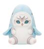 Mofu sand Pasteļhaizivs Kaķis Plīša Rotaļlieta, mofu sand Liels, Pasteļzils, Apm.. 28 cm