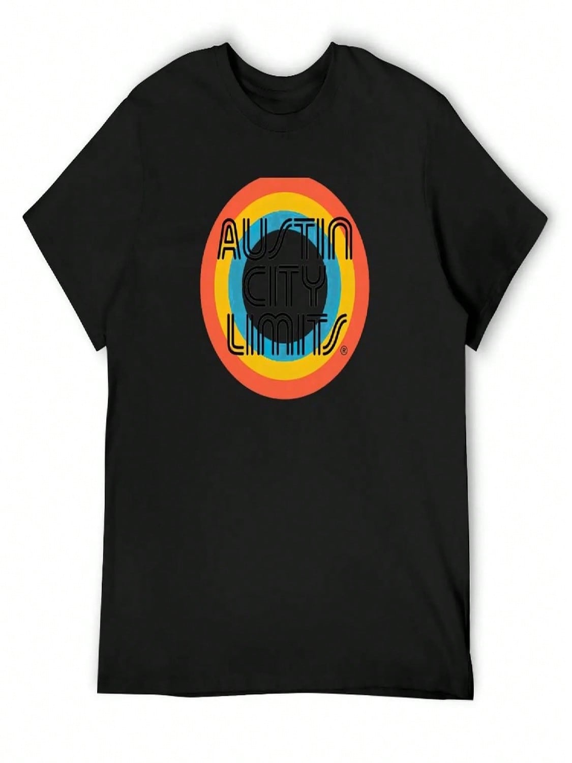Austin City Limits Logo T-Shirt Quick-Drying Blue Archive Short Sleeve Tee unisex S разноцветный