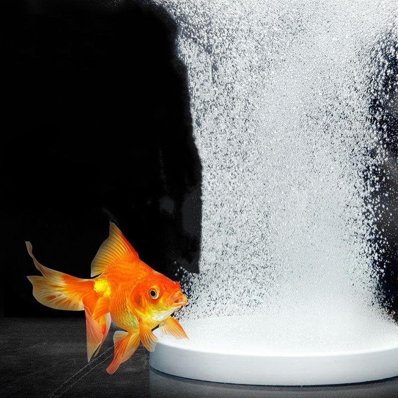 Air Stone Oxygen Fish Tank Aquarium Nano Air Stone Oxygen Aerator Air Bubble Pond Pump Hydroponic Oxygen Fish Supply Accessories