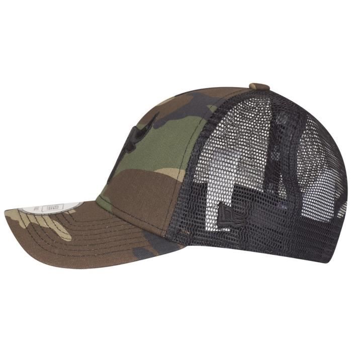 Casquette Trucker - New Era - Chicago Bulls - Taille unique - Wood camo - Printemps/Été