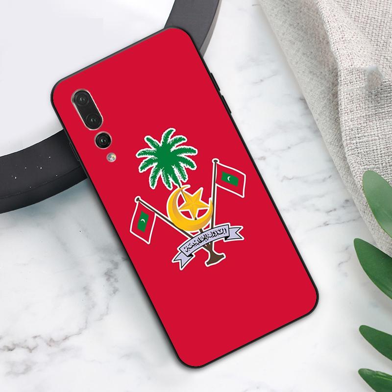 Maldives Flag Case For Huawei Nova 3i 7i 8i 11i 12i 9 10 SE Y73 Y90 Y70 Y72 Y61 Y91 P30 P40 Lite P60 Pro