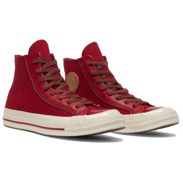 Converse 1970s comfortable and versatile low-top anti-slip durable high-top sneakers for both men and women in red