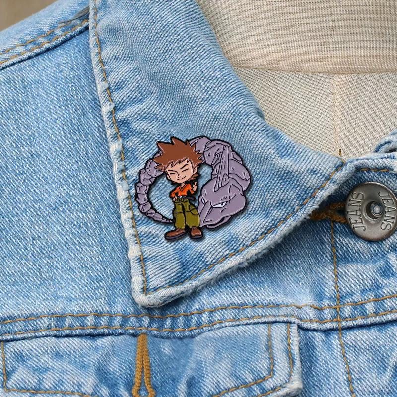 Anime Game Pokemon Soft Enamel Pin Lapel Pins for Backpack Metal Badges Brooch for Clothes Jewelry Accessories