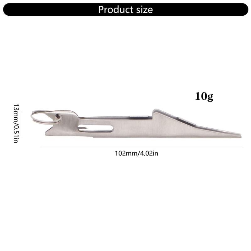 Fishing Line Knot Tyer Nails Knot Tying Tool Fishing Knot Tying Tool Quick Tie Knot Tool for Hook Lures Tie Knot Tyer