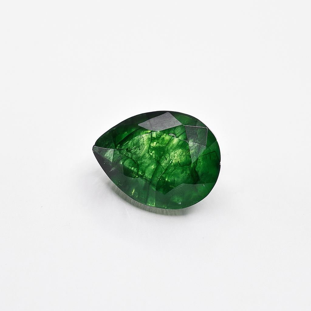 Natural Green Emerald Pear Cut CERTIFIED 5.90 Ct Loose Gemstone For Gift