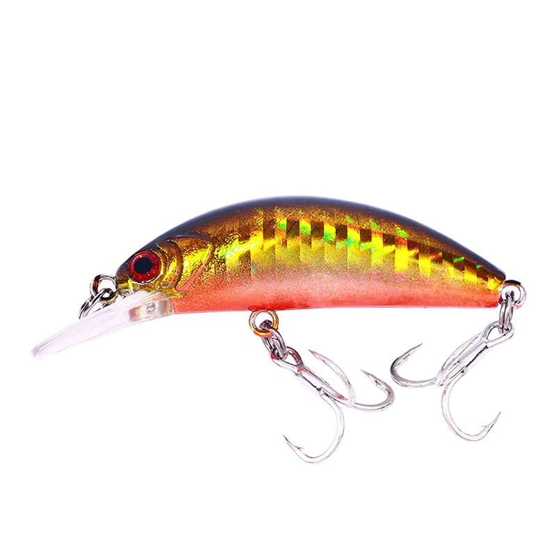 1Pcs Mini Sinking Minnow Fishing Lures 60Mm 5.5G Perch Wobblers Hard Deep Diving Artificial Bait Tackle