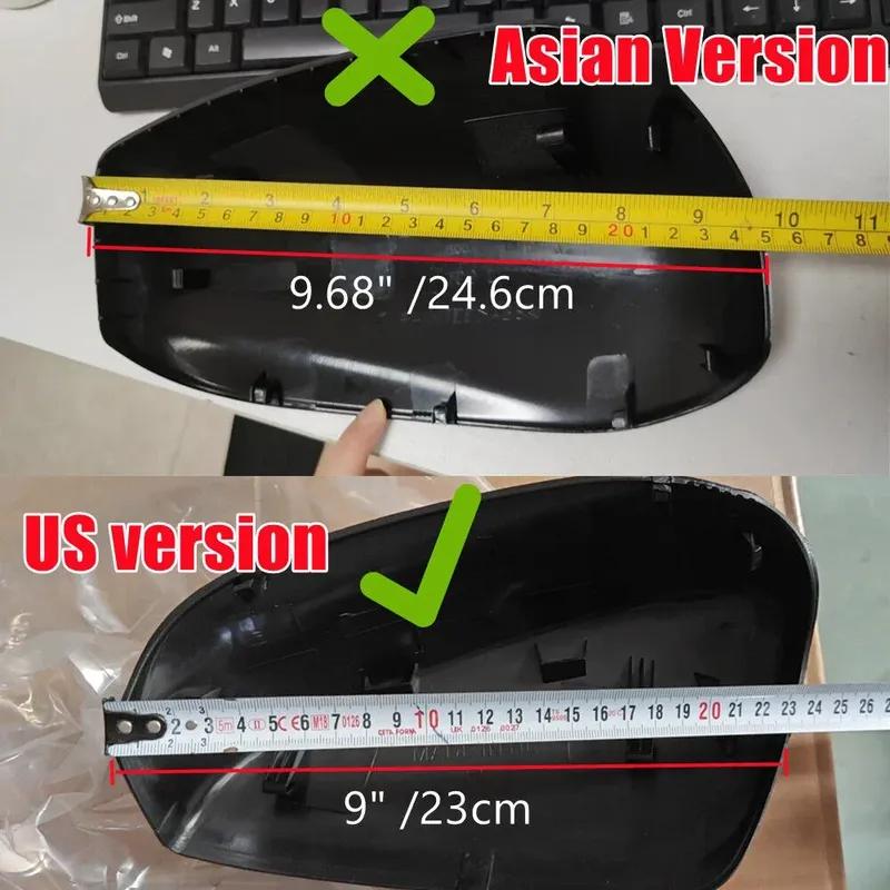 1x For Honda Accord 2008 2009 2010 2011 2012 ABS Car Rearview Side Mirror Cover Wing Cap Exterior Door Housing Trim Replacement