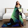 TMNT Game  Blanket Quality Warm  Bedding Throws Winter Airplane Travel Couch Chair Funny Bedspread