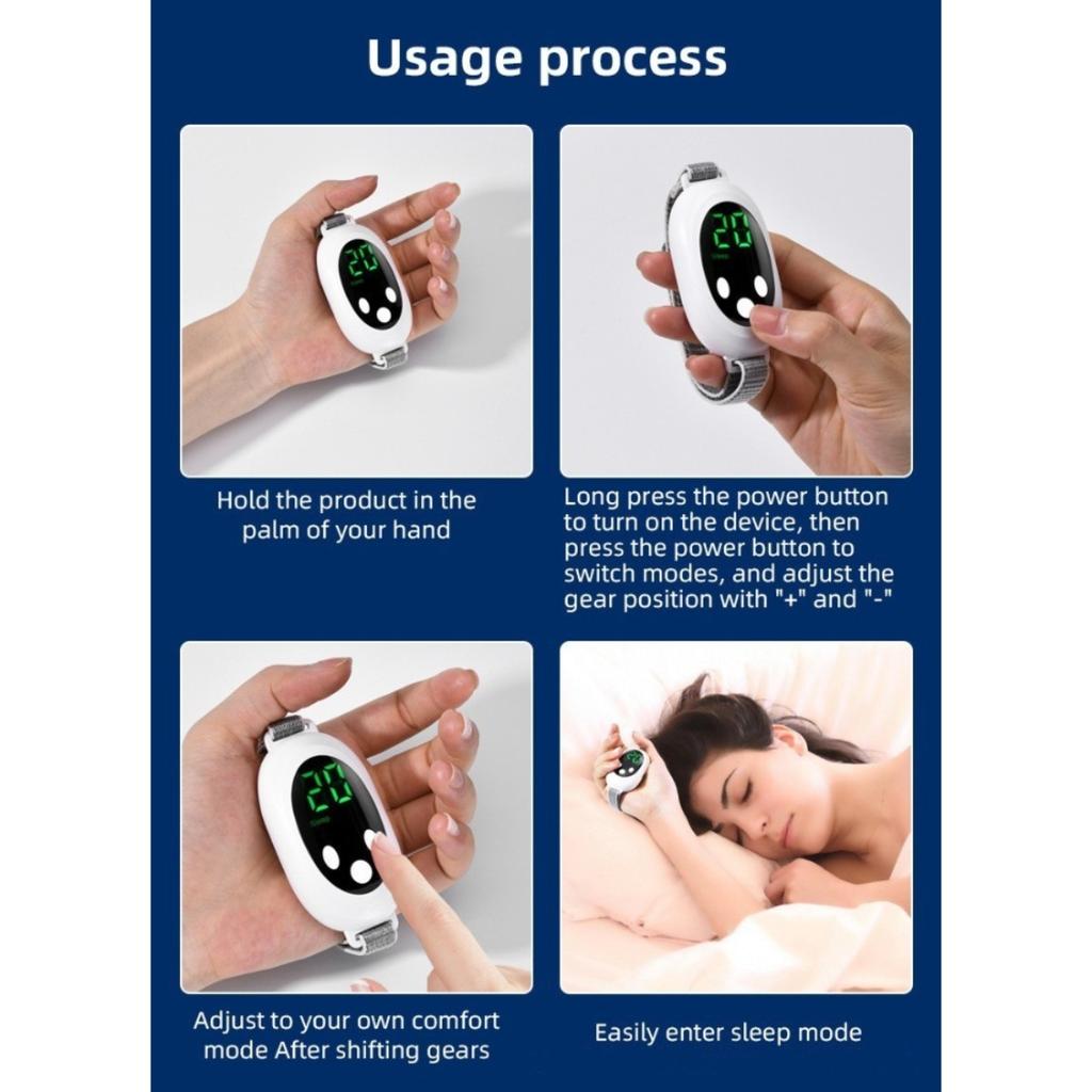 Handheld Sleep Aid Device - USB Rechargeable with 300mAh Battery