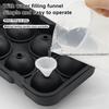 Large Sphere Ice Cube Molds 4/8 Grid Whiskey  Mold Leak-free Round  Cube Mold Easy Fill & Release  Ball Maker Tools